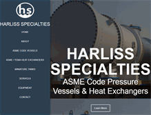 Tablet Screenshot of harliss.com